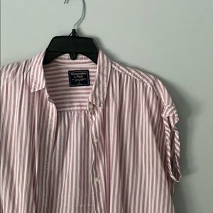 Abercrombie & Fitch Striped Button Up